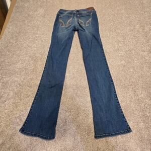 grunge streetwear retro Hollister Low Rise Boot Bootcut Jeans denim 1s 25/30